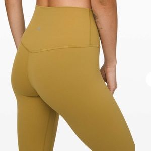 Lululemon alight 28” high rise pant in grape leaf size 4